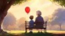 Greggie and Gran - two