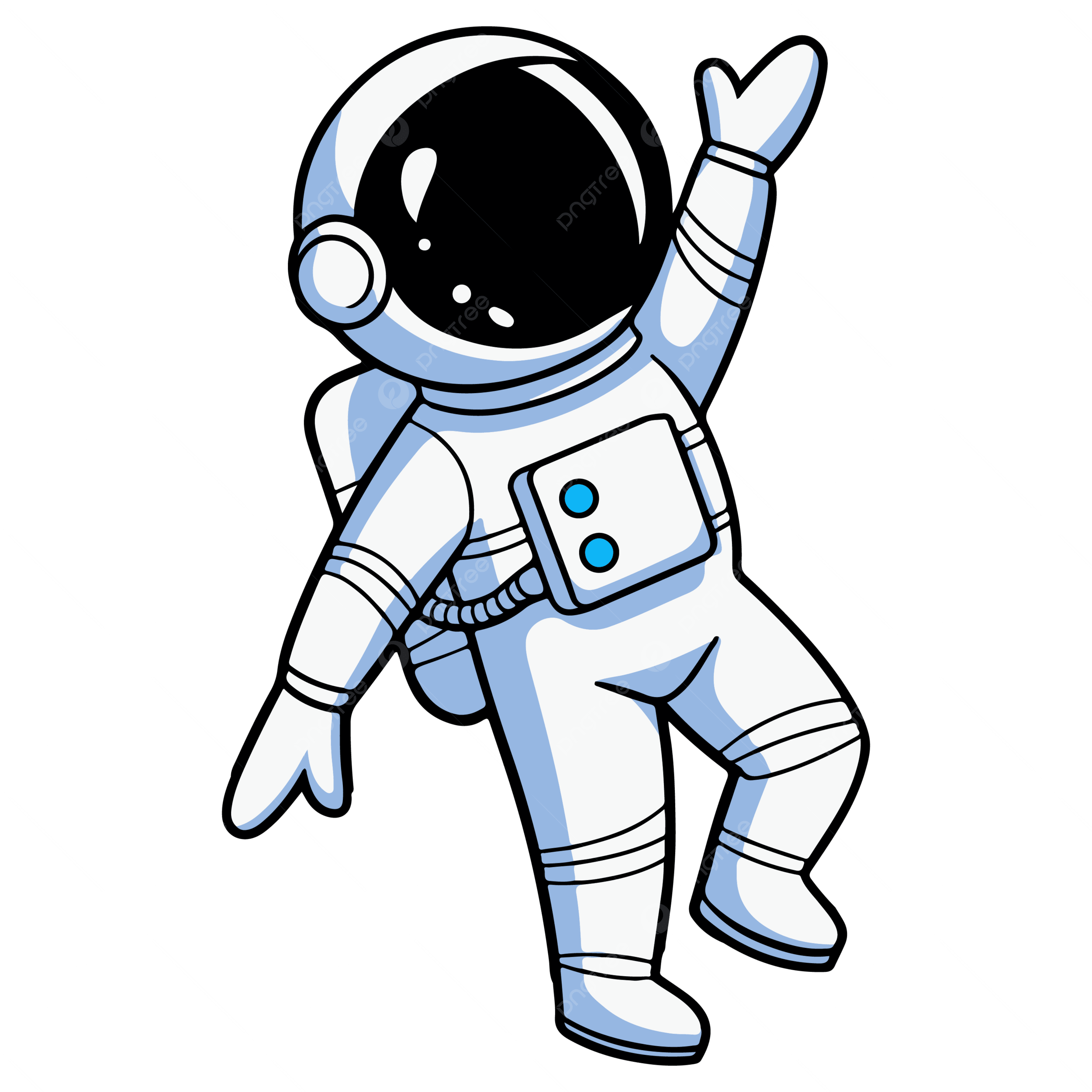The spaceman in the photograph